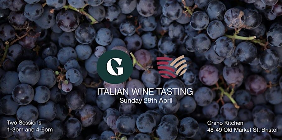 Italian wine tasting poster